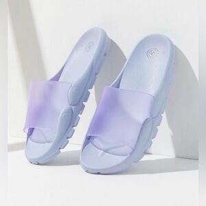 Urban Outfitters Lavender Ombre Slide Sandals